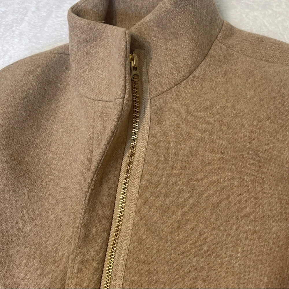 J. Crew Cocoon Coat‎ in Italian Stadium Cloth Wool Blend Nello Gori Pale Blush 8 - Picture 9 of 13